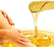 épilation avec du sucre