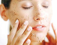 gommage à la maison