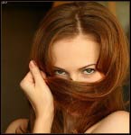 la couleur des cheveux pour les yeux verts